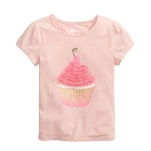 Epic Threads 2T Opal Blush Tulle Cupcake Tee for Girls